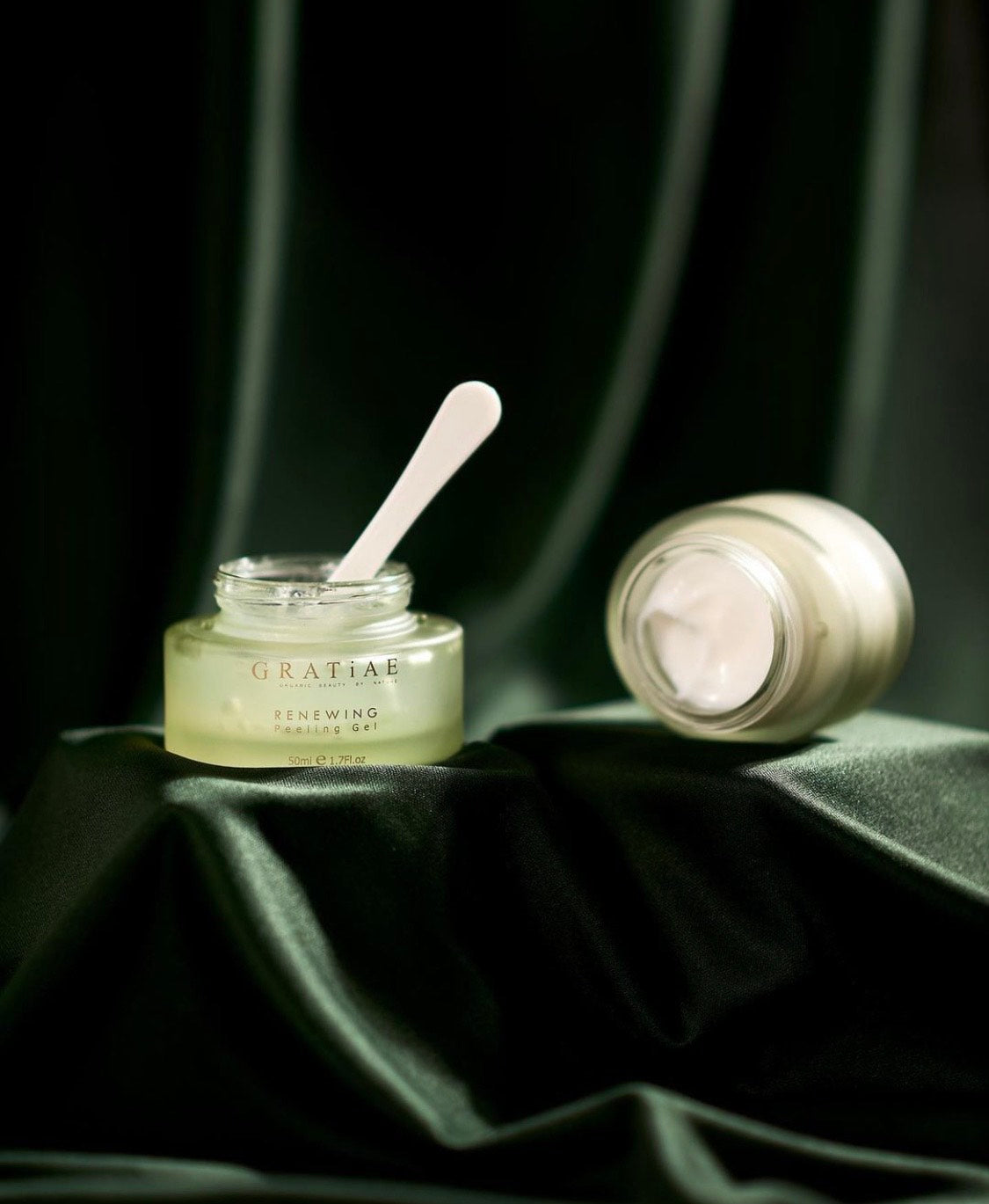 GRATAE Peeling Gel & Renewing 50mL セット Renewing Facial Peeling Gel Skincare with Organic Plant