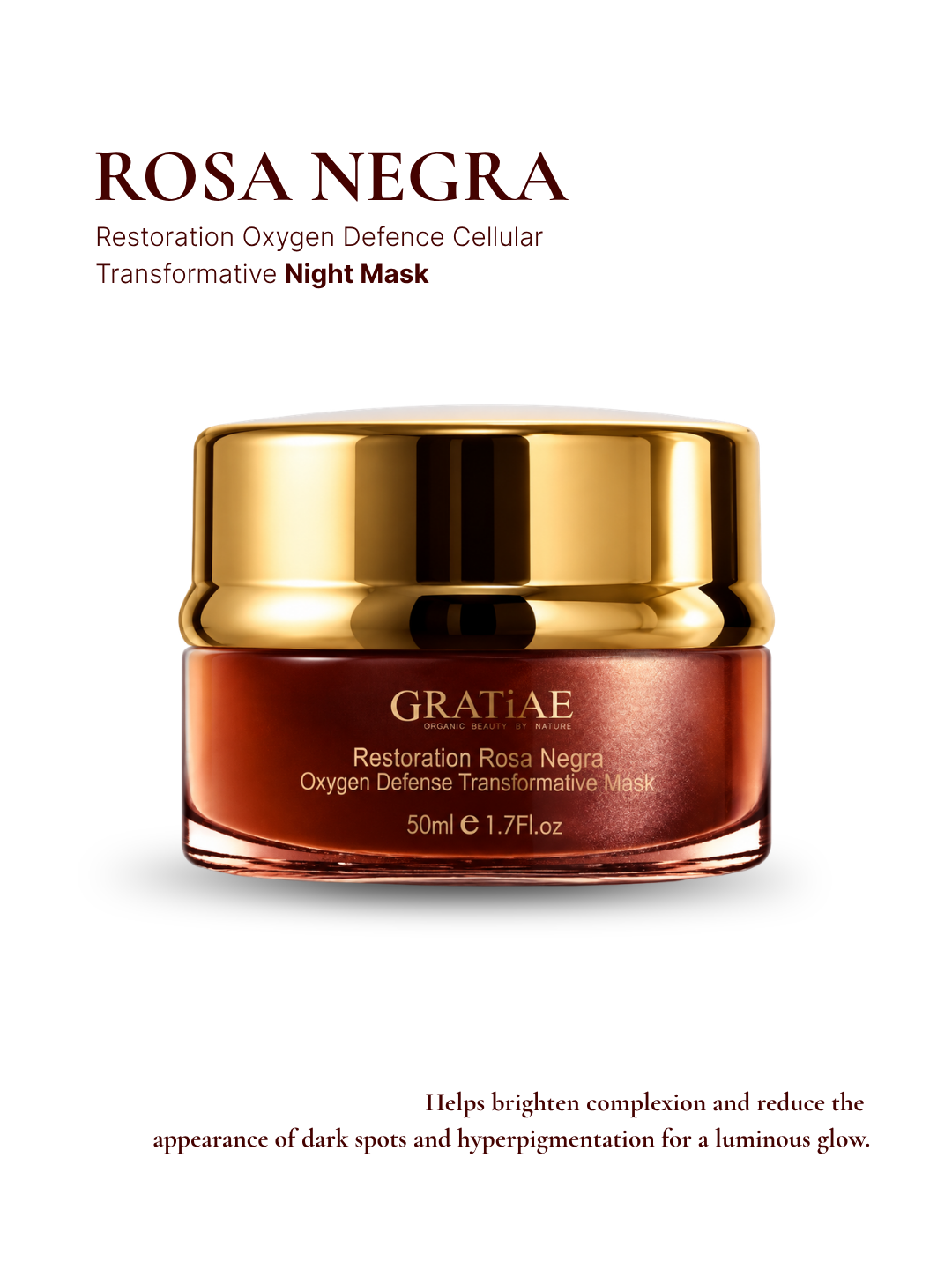 Rosa Negra Restoration Oxygen Defence Cellular Transformative Night Mask