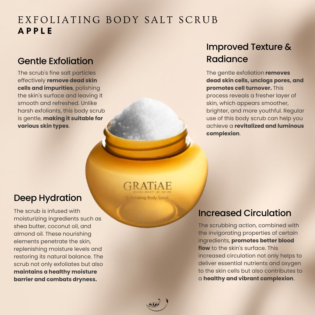 Exfoliating Salt Scrub Apple
