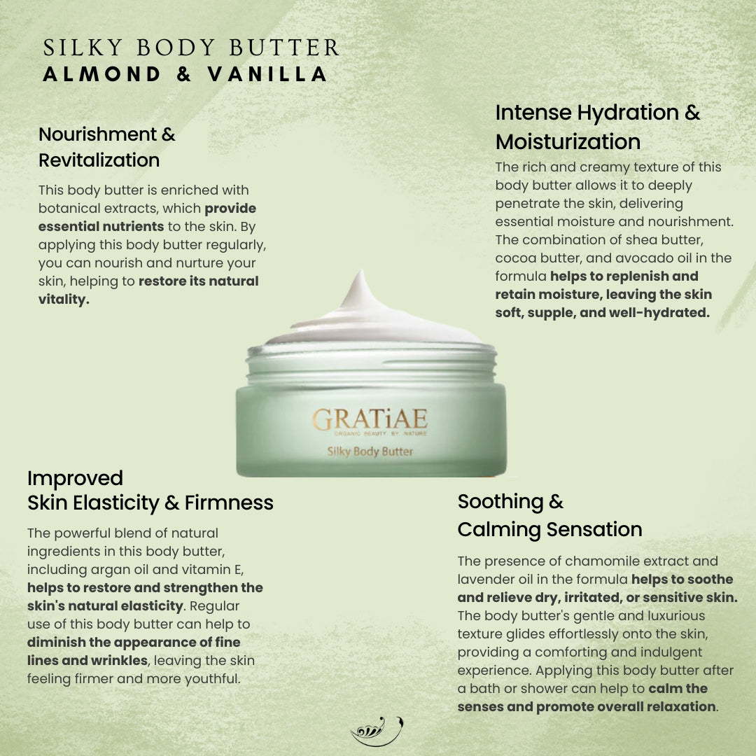Silky Body Butter Almond & Vanilla