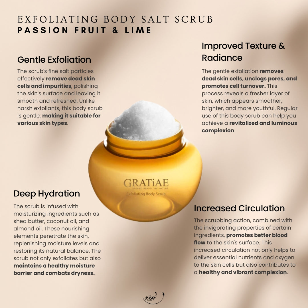 Exfoliating Salt Scrub Passion Fruit & Lime
