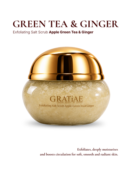 Exfoliating Salt Scrub Apple Green Tea&amp;Ginger