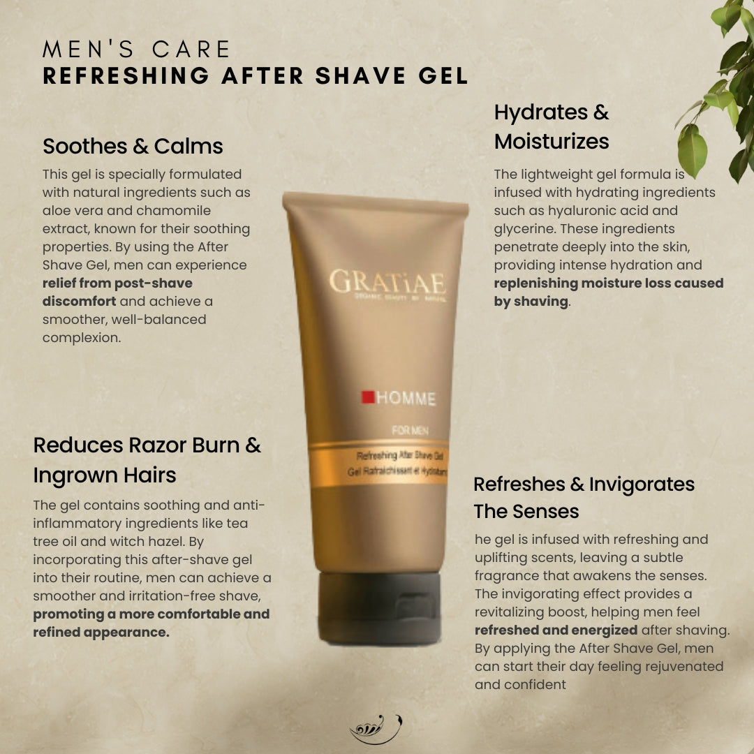 Refreshing after shave gel