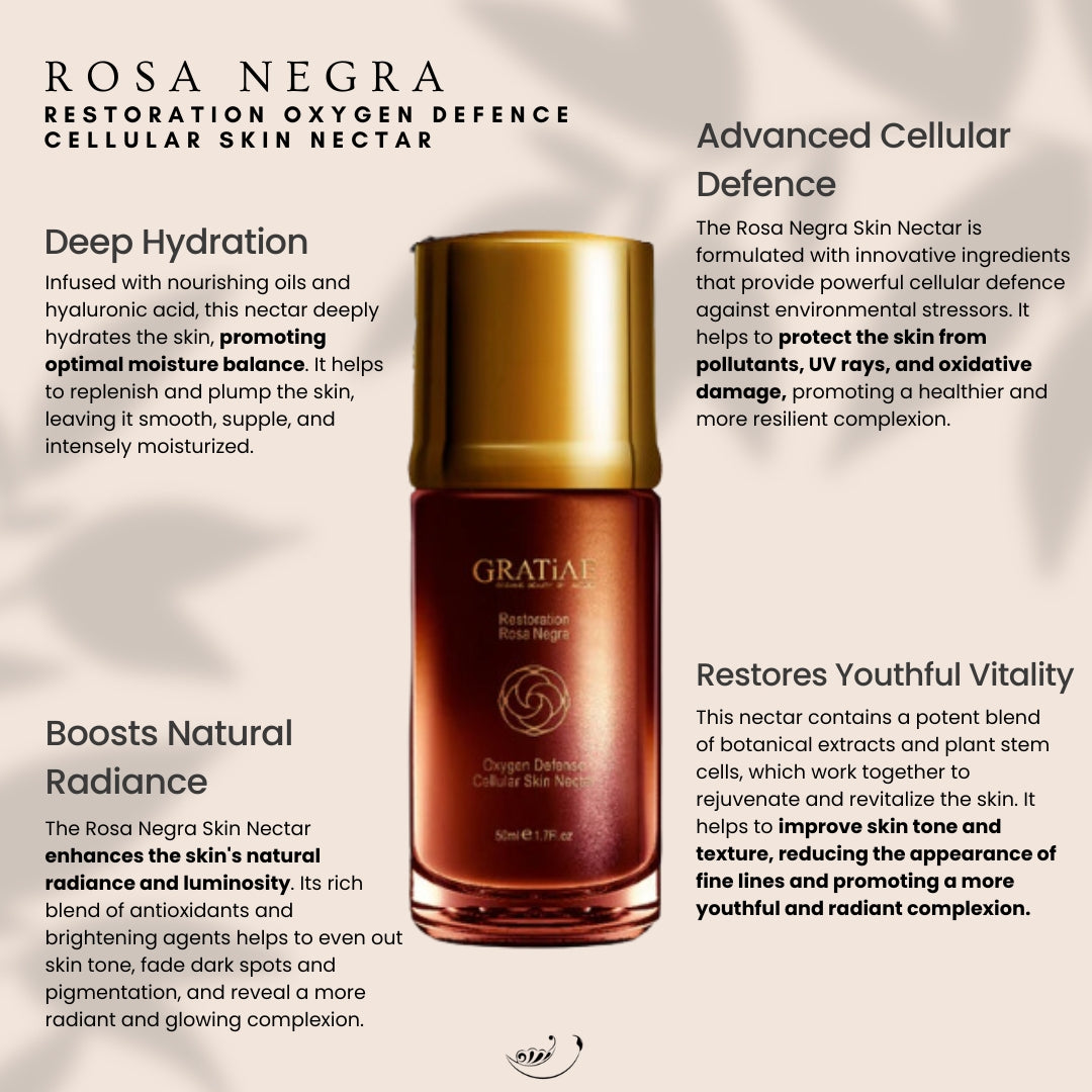 Rosa Negra Restoration Oxygen Defence Cellular Skin Nectar